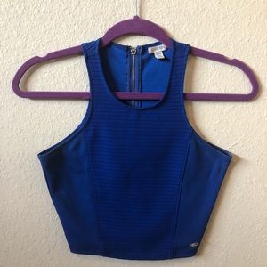 GUESS Royal Blue Crop Top